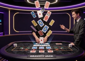 Gravity Blackjack von Pragmatic Play mit Multiplikator-Karten