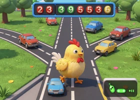 Chicken Road Instant-Win-Spiel mit Huhn-Charakter und Multiplikatoren