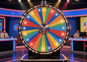 Crazy Time Live Game Show mit buntem Gl&uuml;cksrad