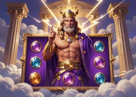 Gates of Olympus Spielautomat mit Zeus und goldenen Blitzen bei XON Casino